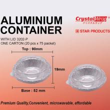 STAR PRODUCTS ALUMINIUM CONTAINER WITH LID 3202-P