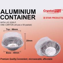 STAR PRODUCTS ALUMINIUM CONTAINER WITH LID 3226-P