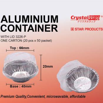 STAR PRODUCTS ALUMINIUM CONTAINER WITH LID 3226-P