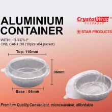 STAR PRODUCTS ALUMINIUM CONTAINER WITH LID 3379-P