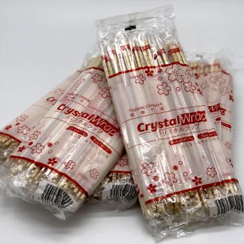 CrystalWrap® Bamboo Chopsticks