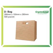 D-Bag Food Kraft Paper Bag (BROWN) 500pcs/ctn