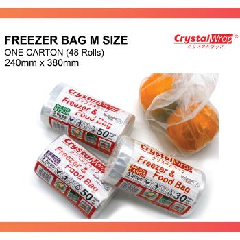 Freezer & Food Bag M Size (48 Rolls/ctn)