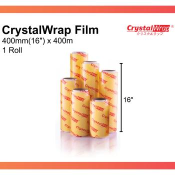 CrystalWrap® Food Wrap Film 400mm (16'') x 400m (1 Roll)